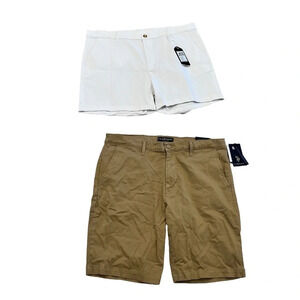 NWT Lot of 2 Chino Shorts 10” and 5”’Inseam US Polo and Aimpact